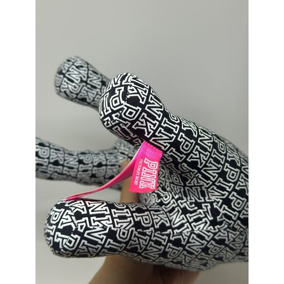 Victoria’s Secret PINK Dog Collectible Plush Mascot – Black & White Monogram - Picture 4 of 7